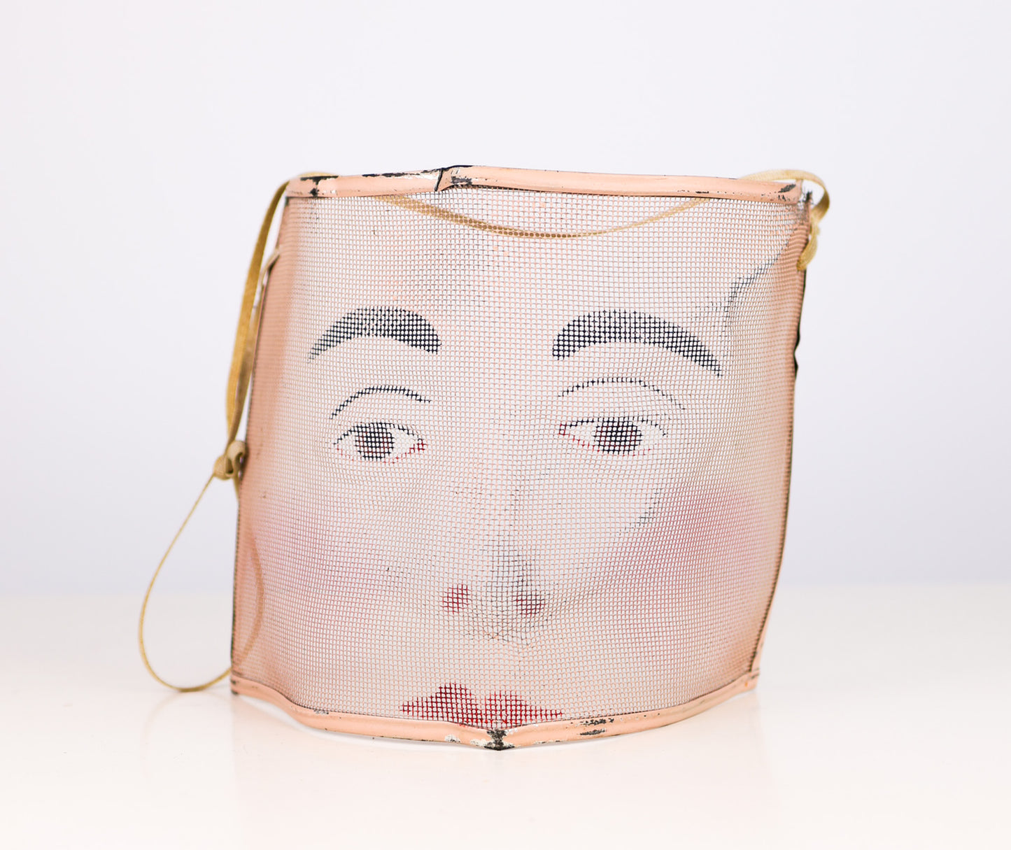 c. 1930s "Memphis Cotton Carnival" Painted Mesh Mask