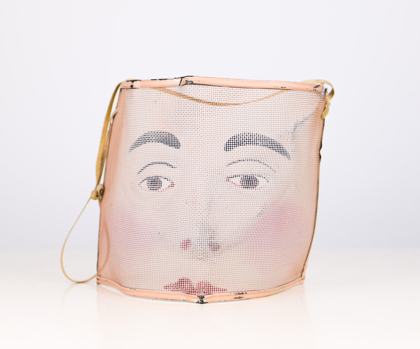 c. 1930s "Memphis Cotton Carnival" Painted Mesh Mask