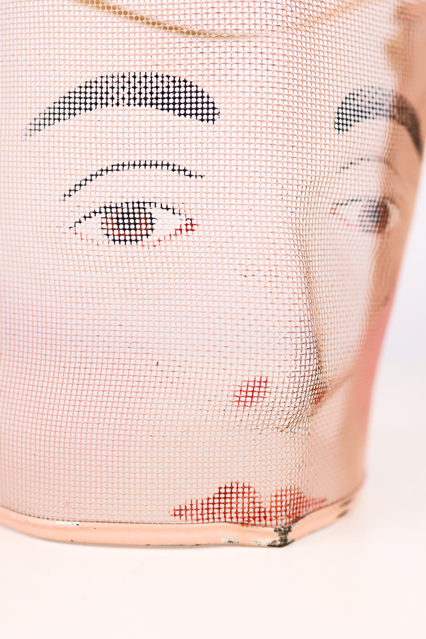 c. 1930s "Memphis Cotton Carnival" Painted Mesh Mask