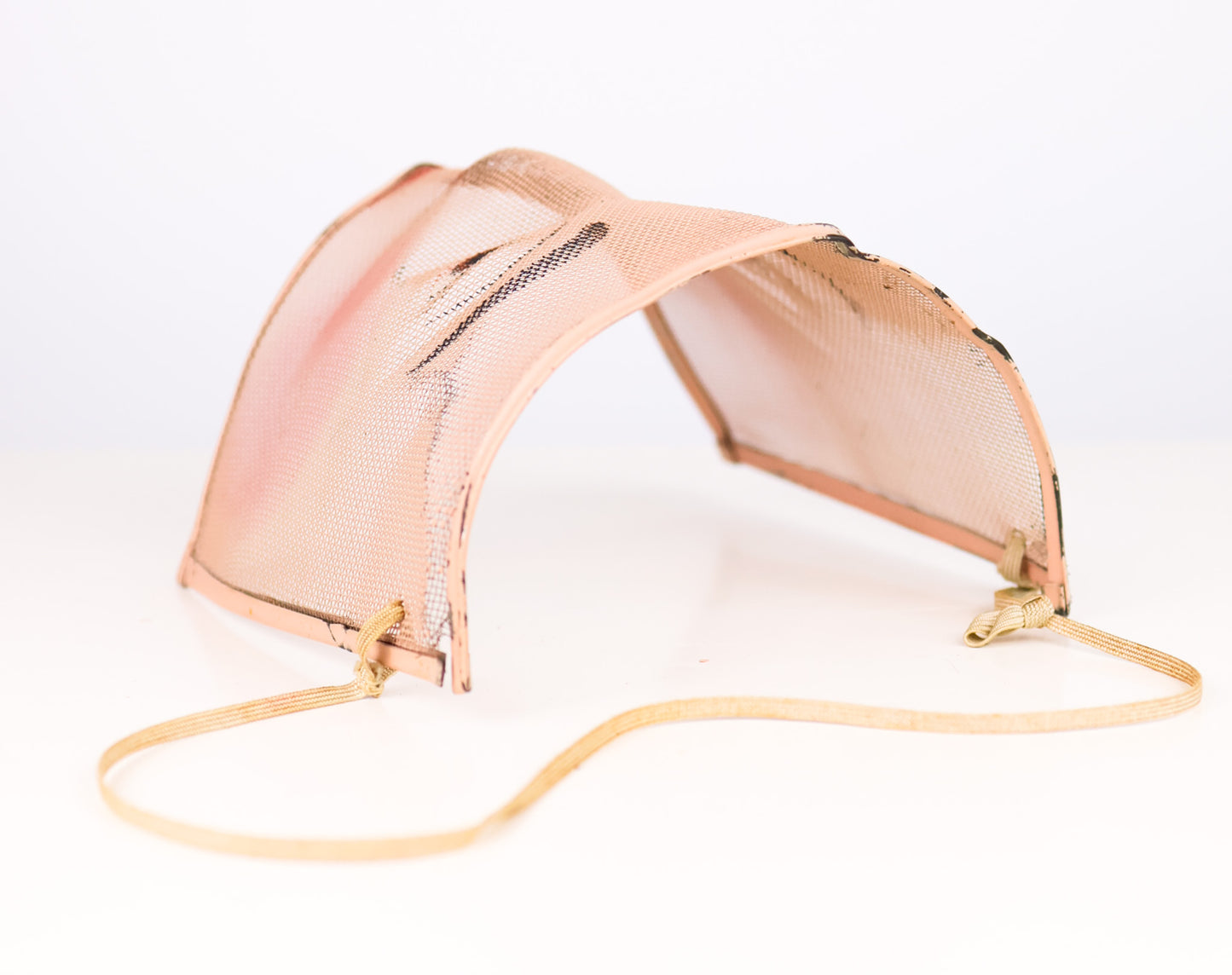 c. 1930s "Memphis Cotton Carnival" Painted Mesh Mask