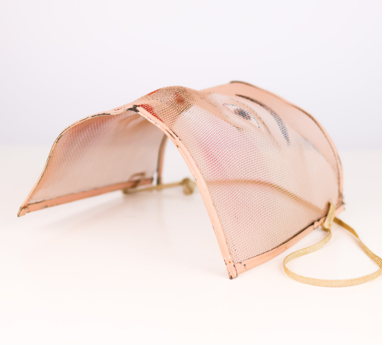 c. 1930s "Memphis Cotton Carnival" Painted Mesh Mask