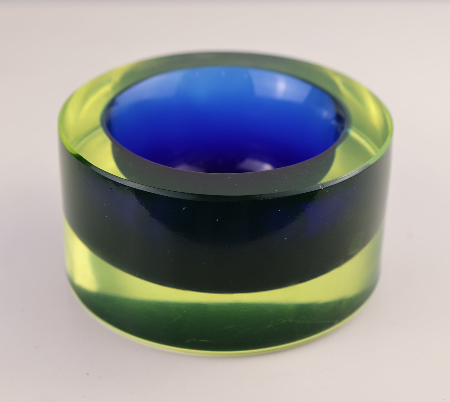 Murano Submerged Bowl/Ash Tray by Mario Pinzoni for Seguso