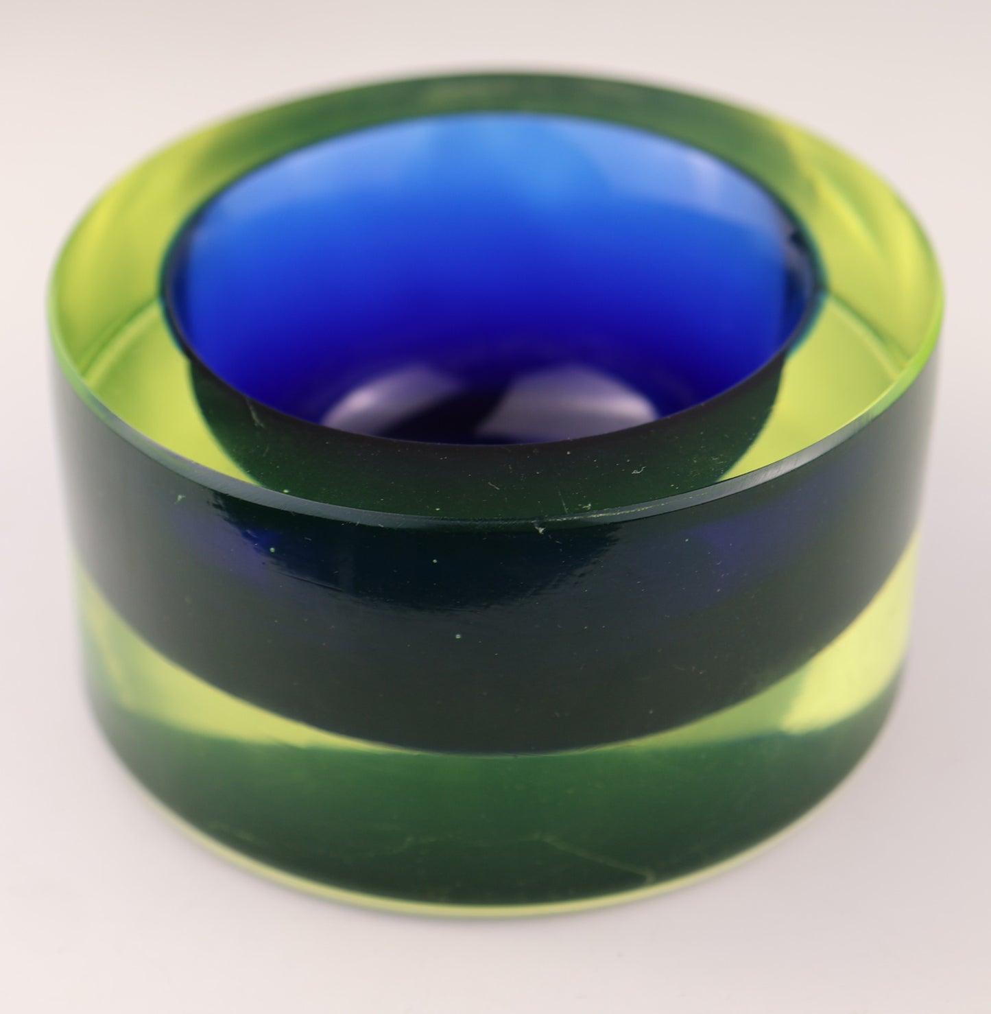 Murano Submerged Bowl/Ash Tray by Mario Pinzoni for Seguso