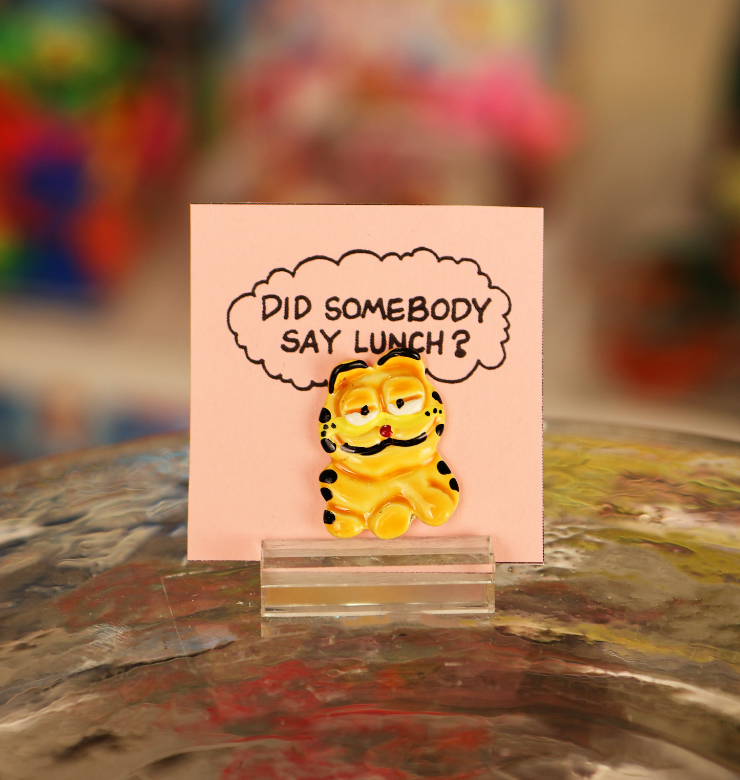 Deadstock Bootleg Garfield Pin