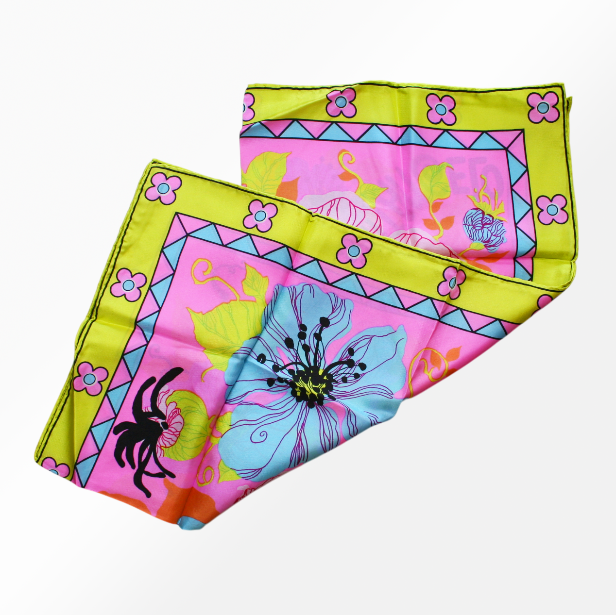 Deadstock Poppy Scarves by Giorgio Sant'Angelo