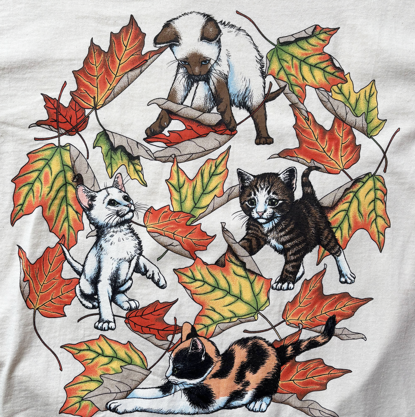 Fall Kittens Hep Cat Tee