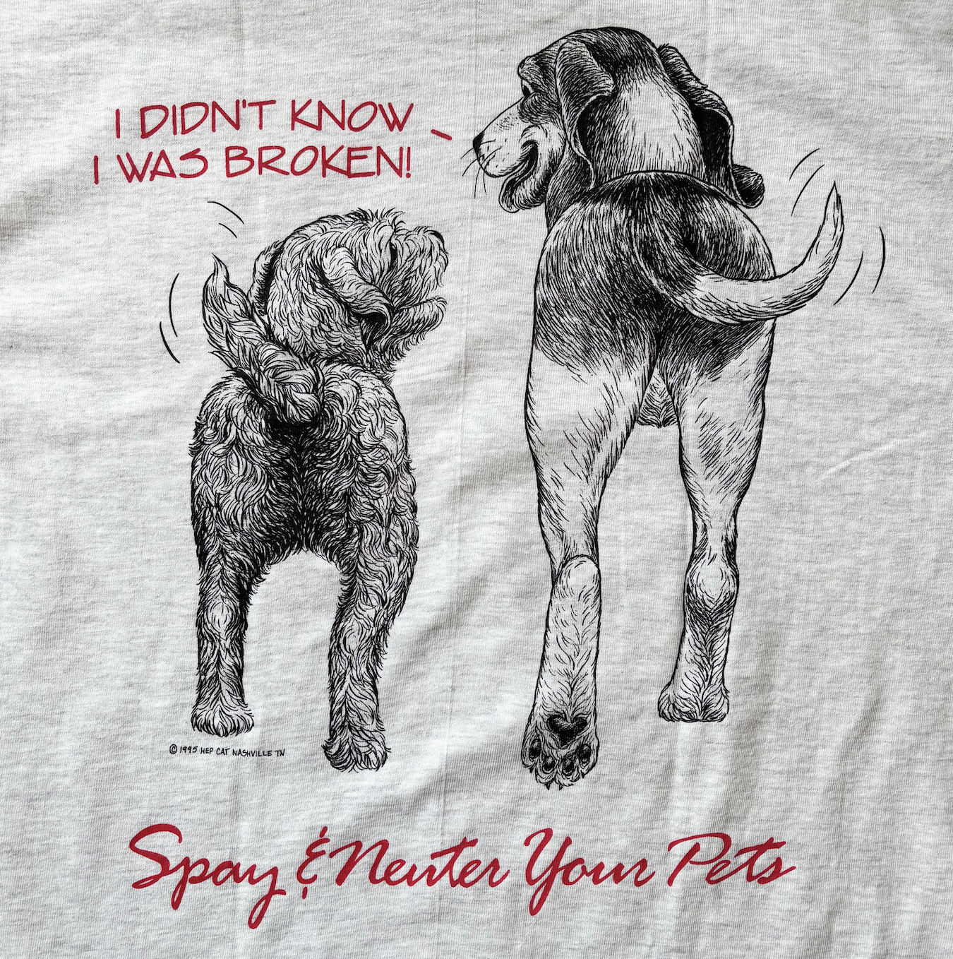 "Are You Fixed?" Hep Cat Dog Tee