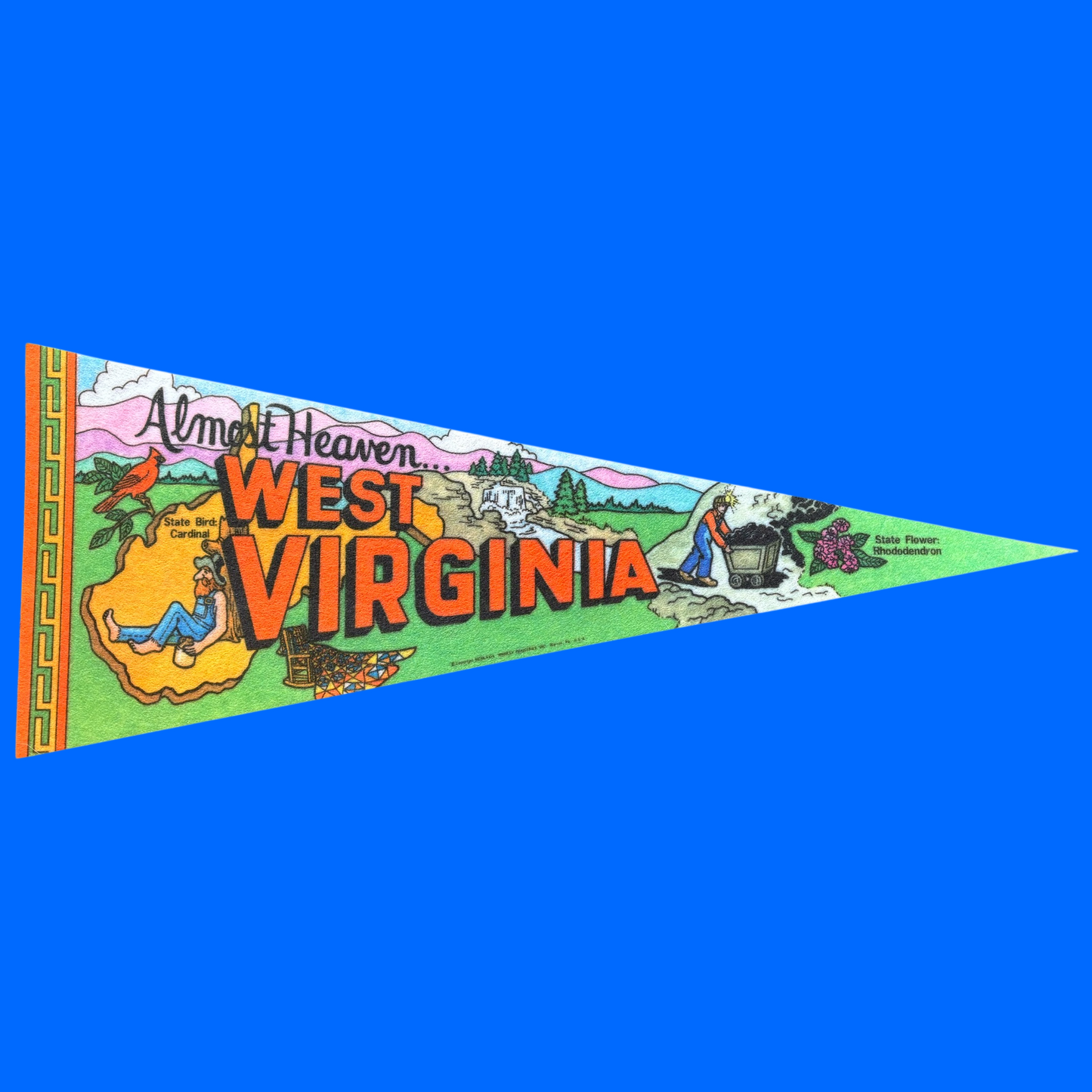 Large Souvenir State Pennant