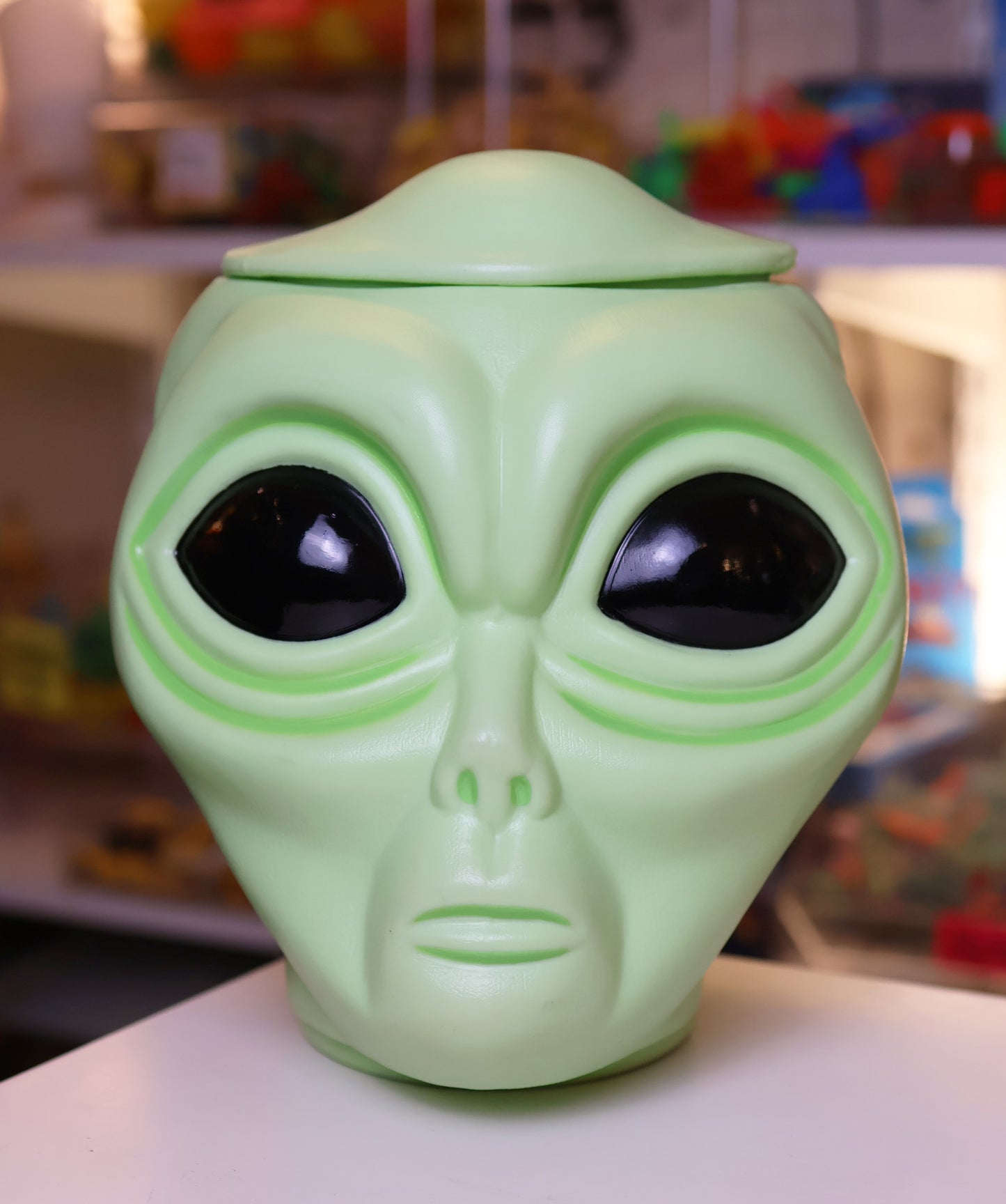Original 1990s Alien Pop Store Display & Lollipops