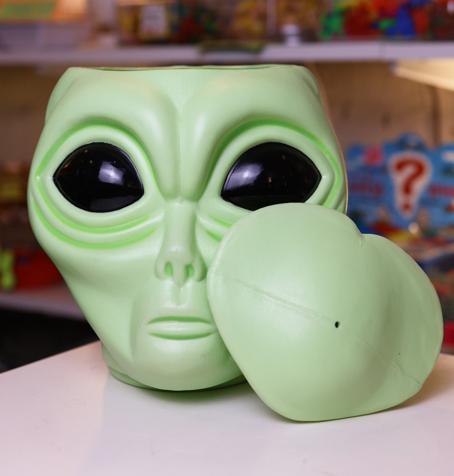 Original 1990s Alien Pop Store Display & Lollipops