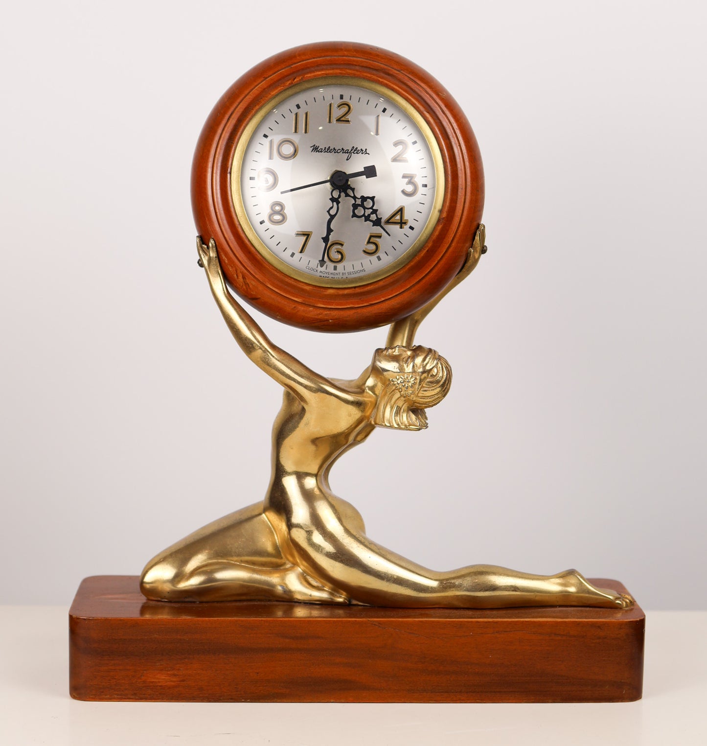 Vintage Art Deco Style Mantle Clock