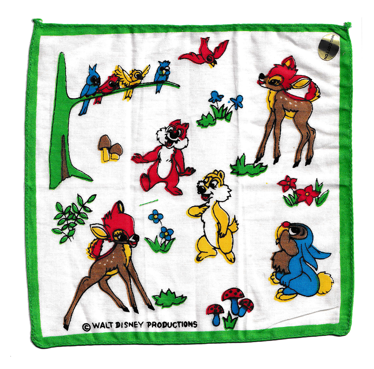 Vintage Bambi Handkerchiefs