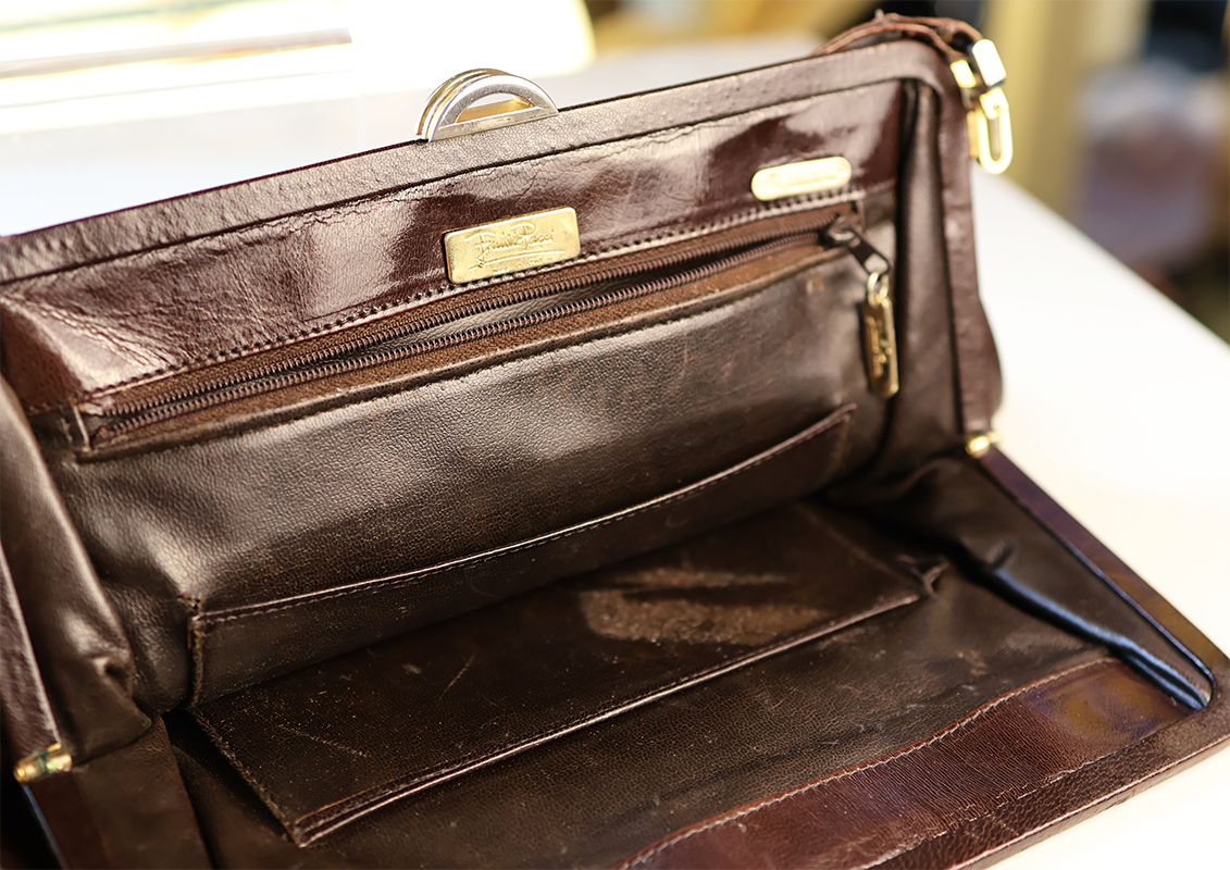 Emilio Pucci Brown Leather Handbag