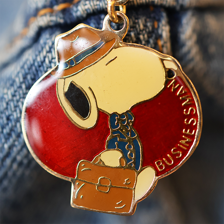 "World's Greatest Businessman" Snoopy Award Enamel Pin