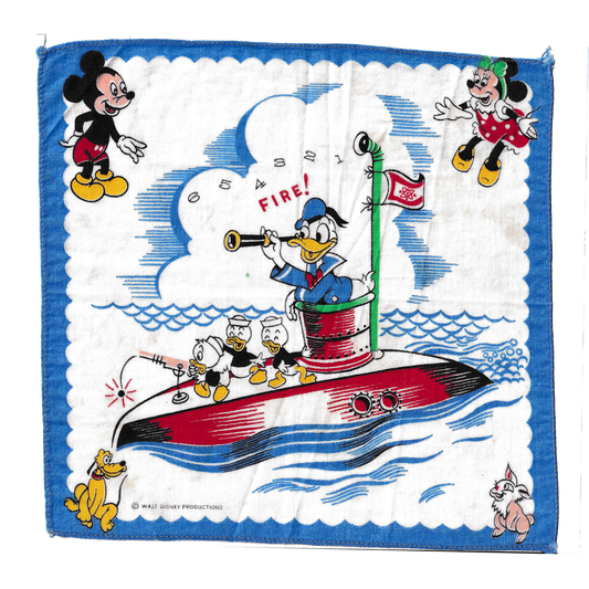 Vintage Disney Submarine Handkerchief