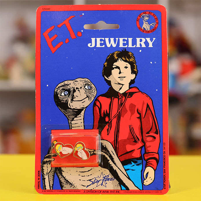 Deadstock "E.T. The Extra Terrestrial" Enamel Earrings