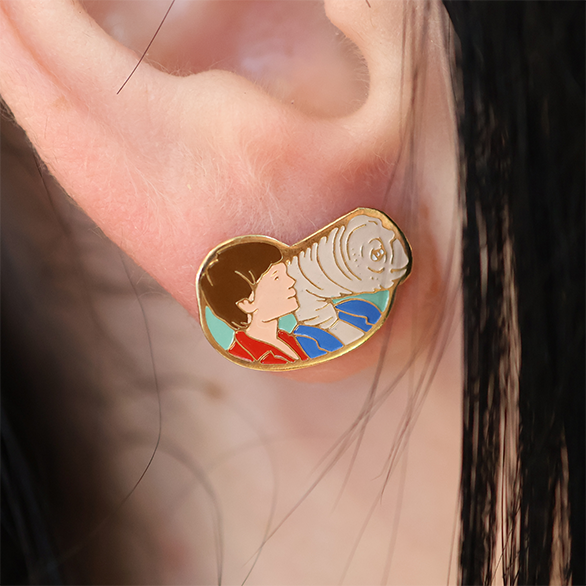 Deadstock "E.T. The Extra Terrestrial" Enamel Earrings
