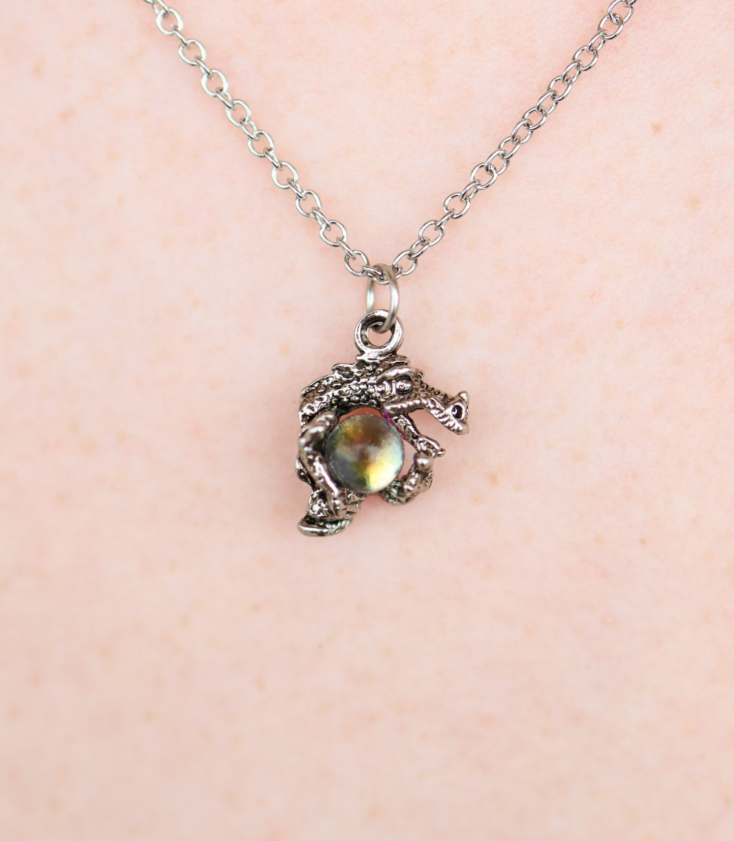 Deadstock Fantasy Theme Glass & Alloy Pendants
