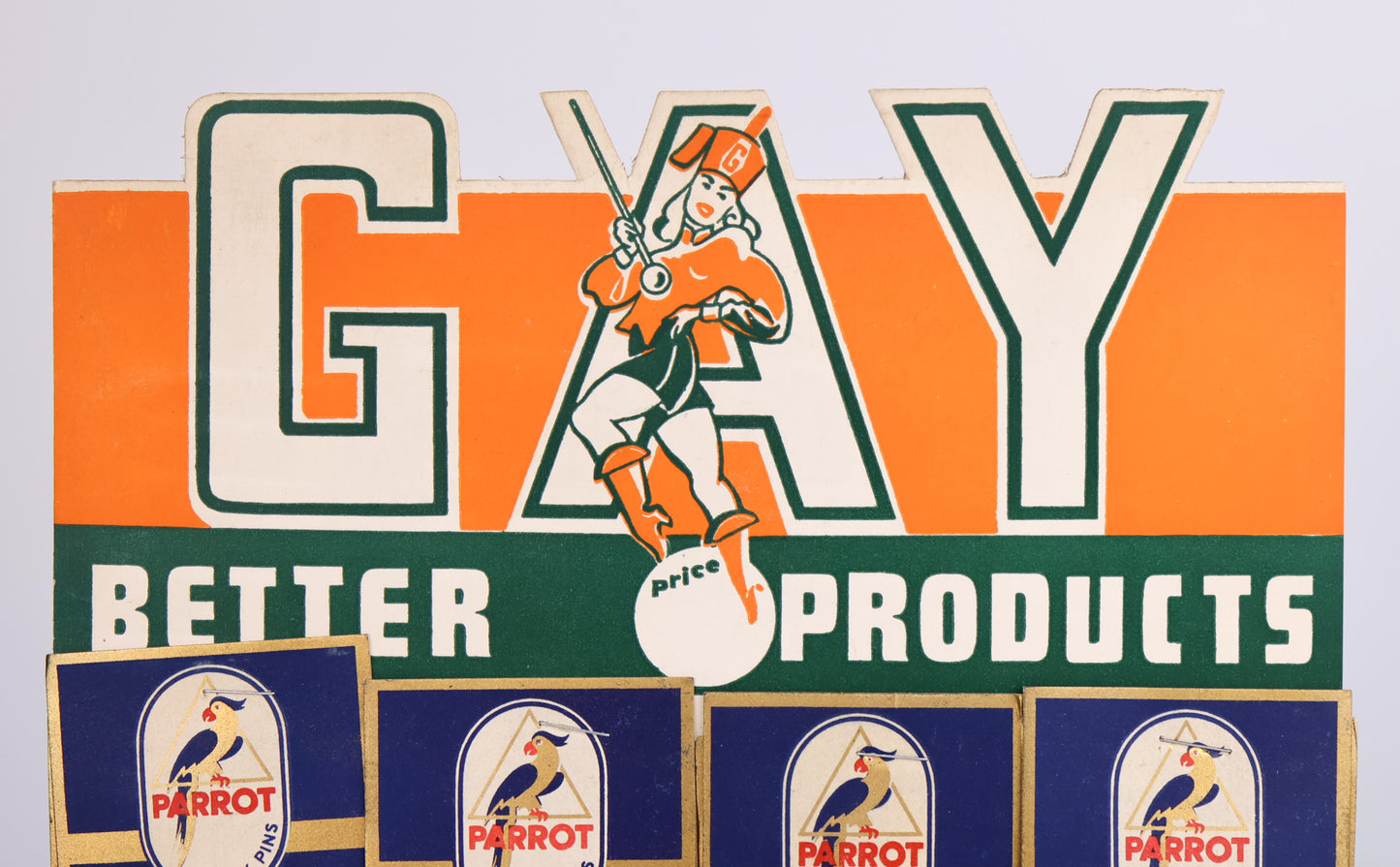 Gay Better Products Safety Pin Store Display & Product