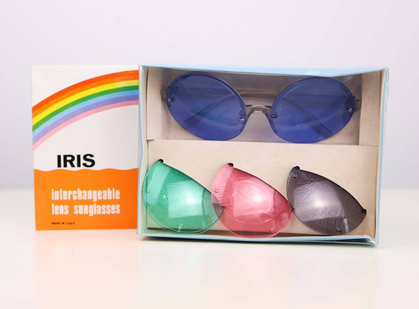 Deadstock 1970s Iris Interchangeable Sunglasses