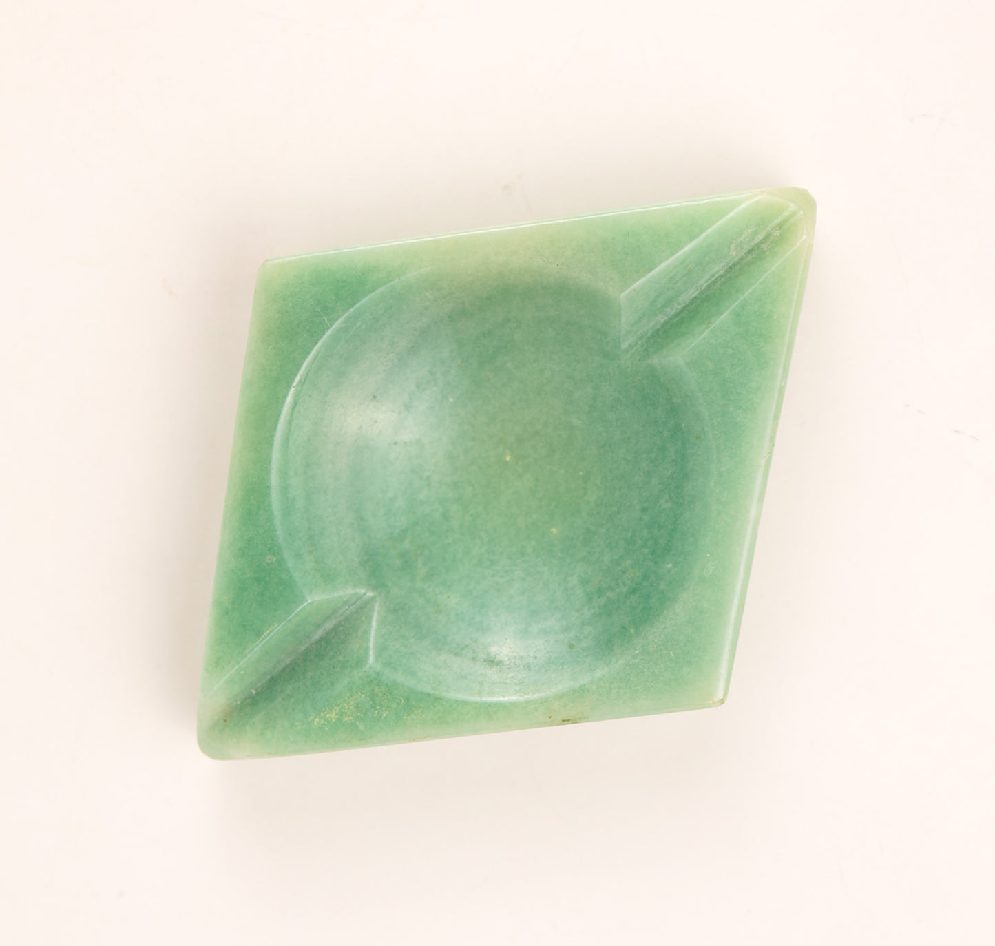 Mid Century Green Onyx Mini Ashtray