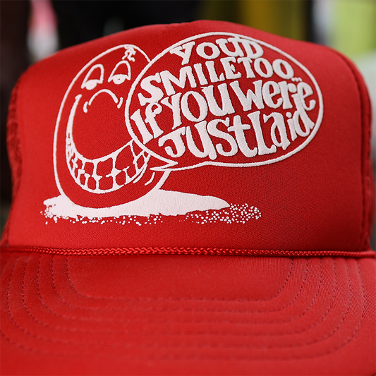 Deadstock "You'd Smile Too If You Were Just Laid" Trucker Hat