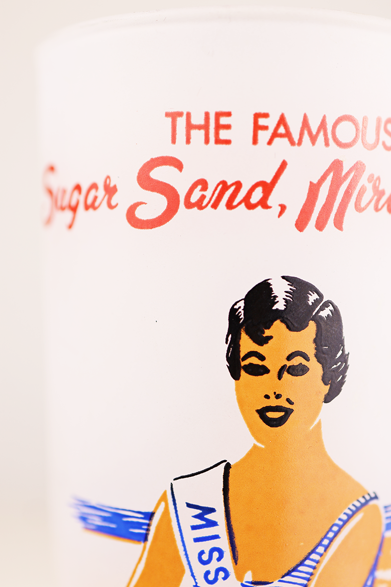 Miss Miracle Mile Souvenir Glass