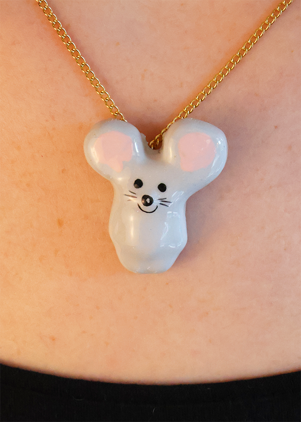 Vintage Ceramic Animal Pendants