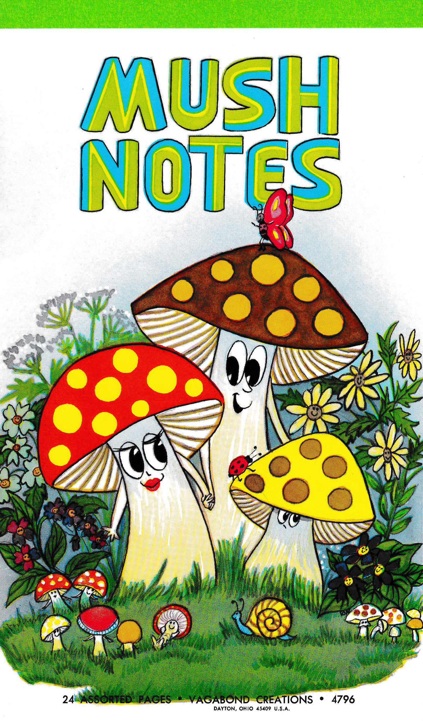 Mush Notes Vintage Illustrated Notepad