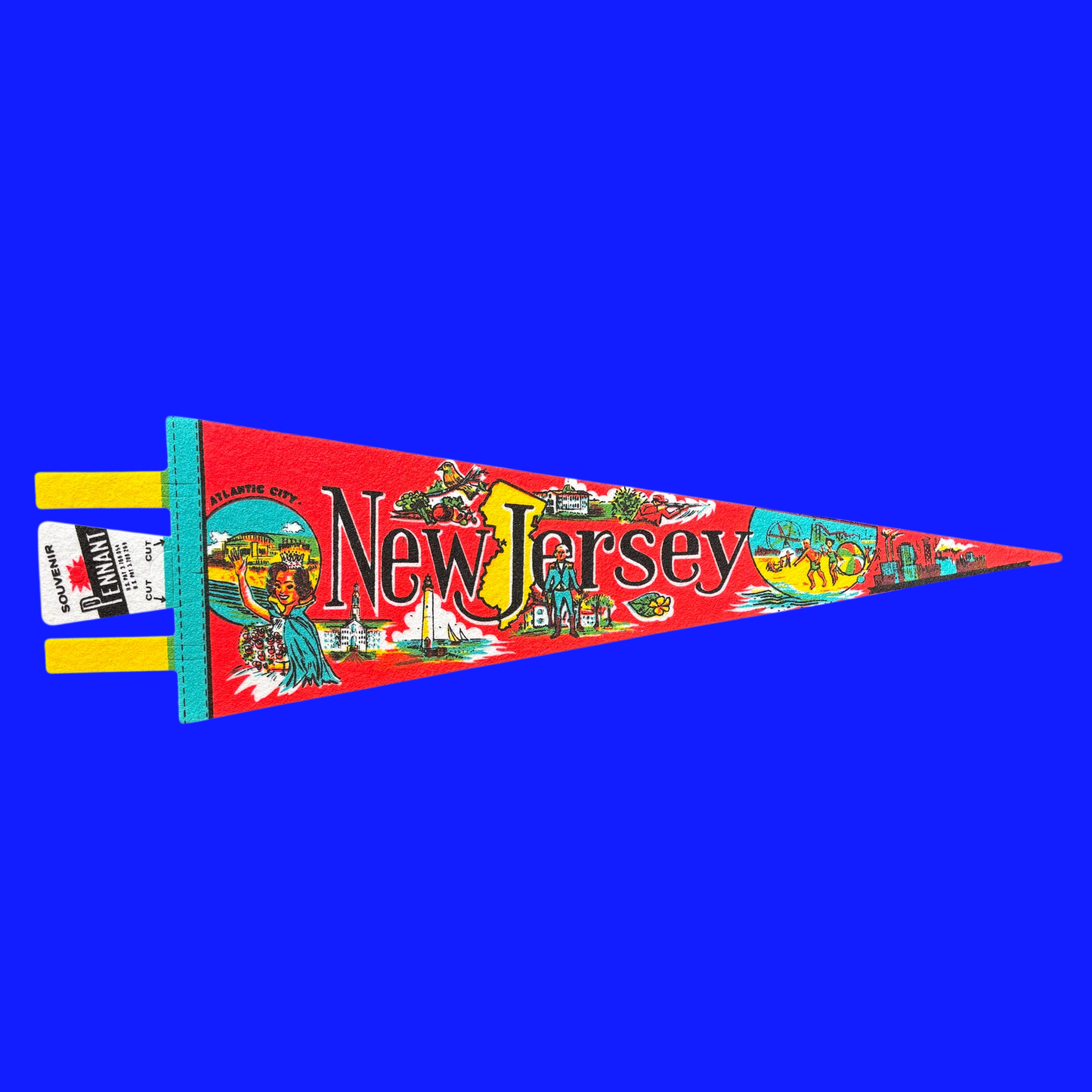 Vintage Souvenir State Pennant
