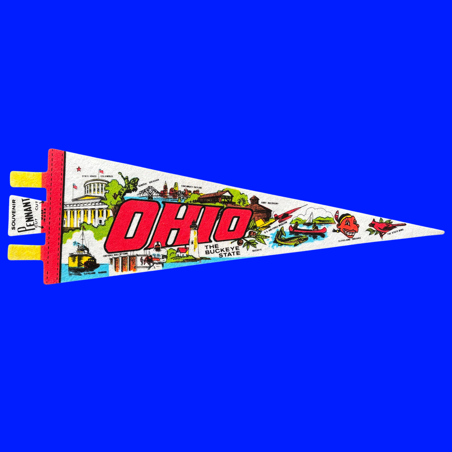 Vintage Souvenir State Pennant