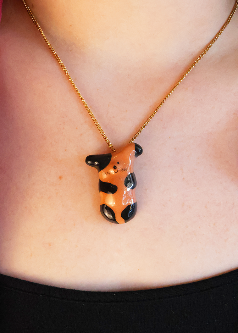 Vintage Ceramic Animal Pendants
