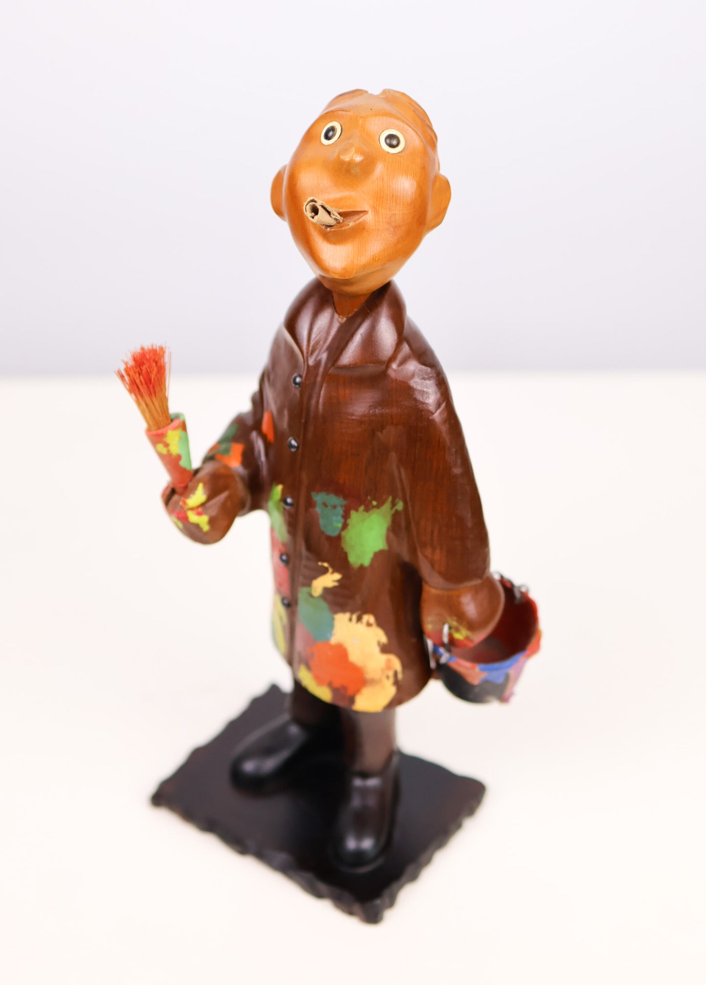 Romer Italy Hand Carved Wooden Artist Figure