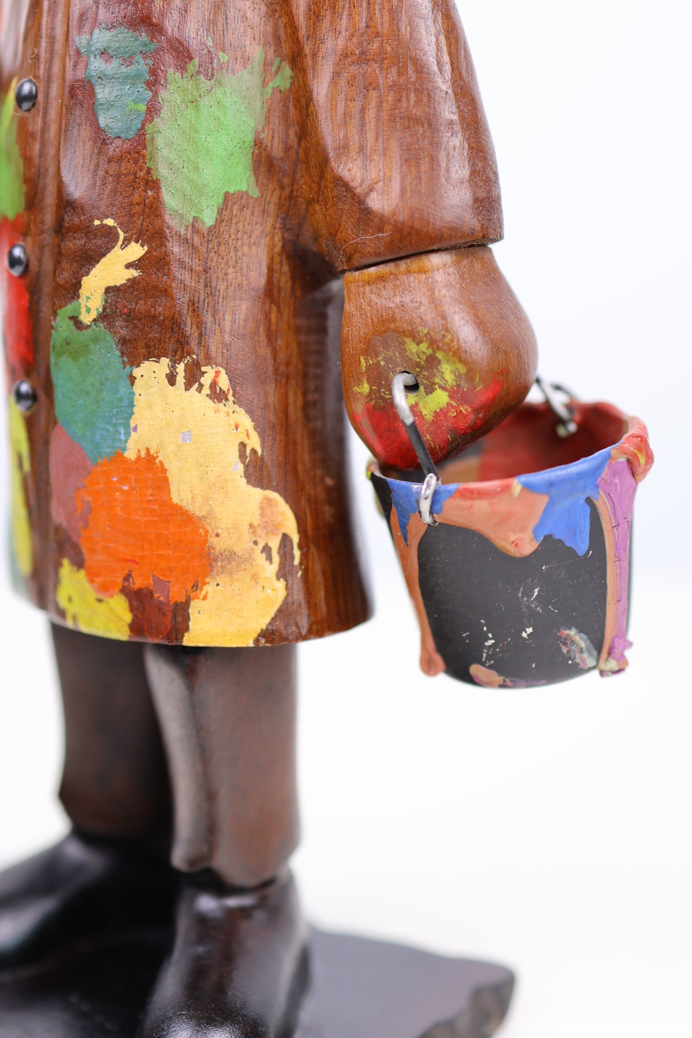 Romer Italy Hand Carved Wooden Artist Figure