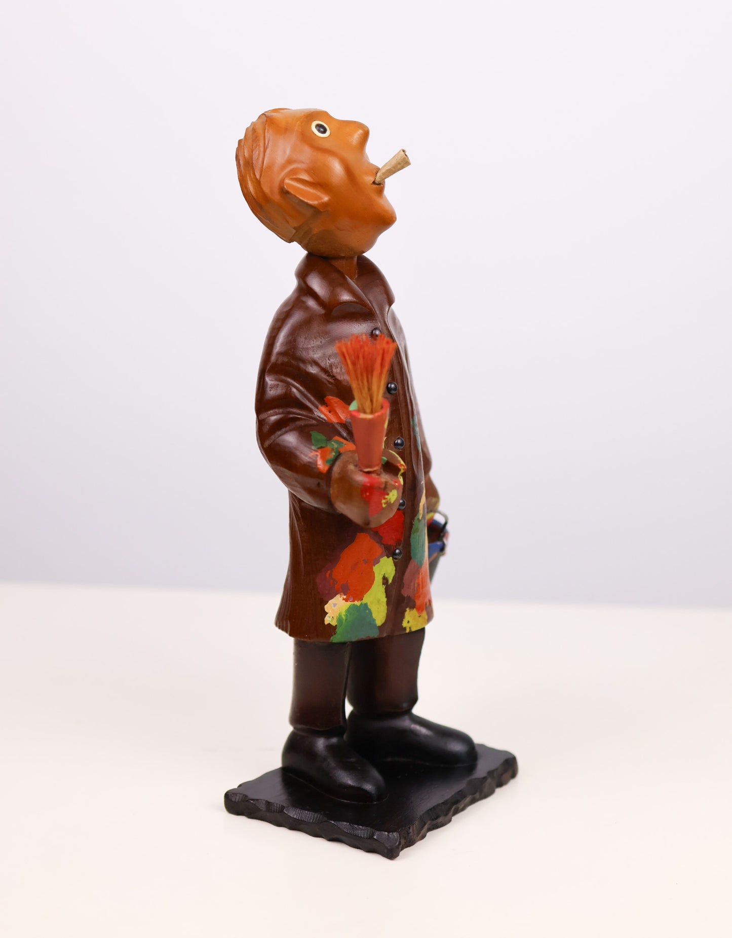Romer Italy Hand Carved Wooden Artist Figure