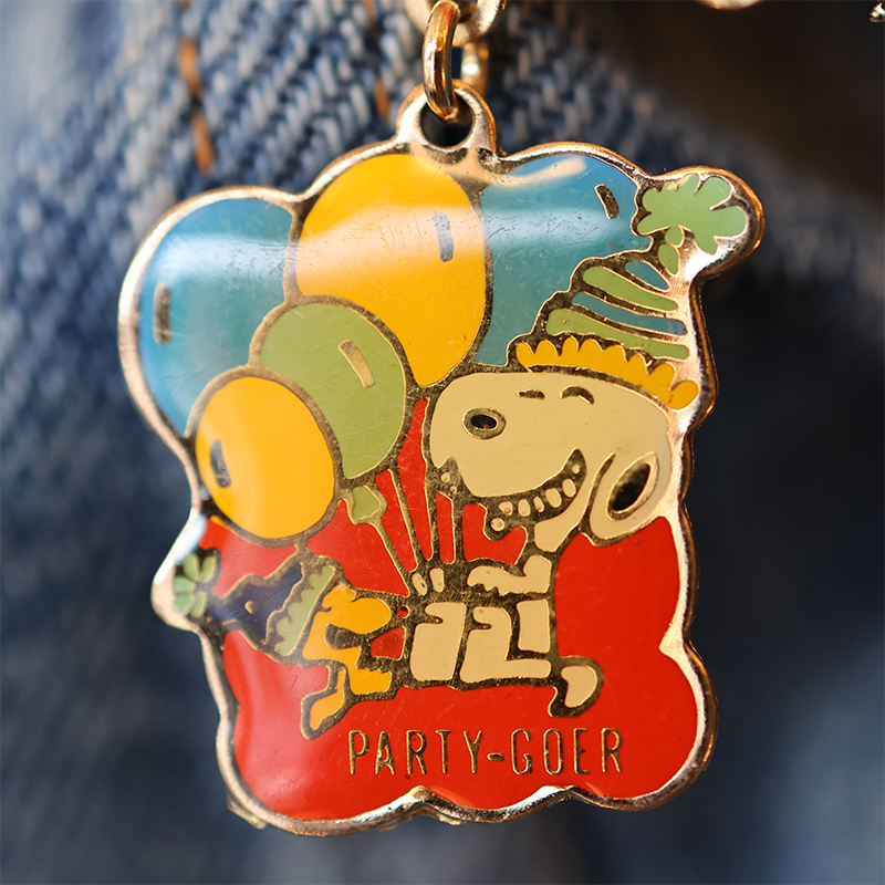 "World's Greatest Partygoer" Snoopy Award Enamel Pin