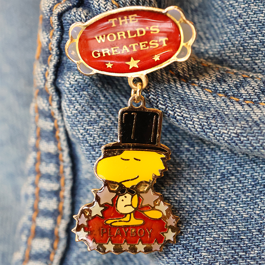 "World's Greatest Playboy" Snoopy Award Enamel Pin