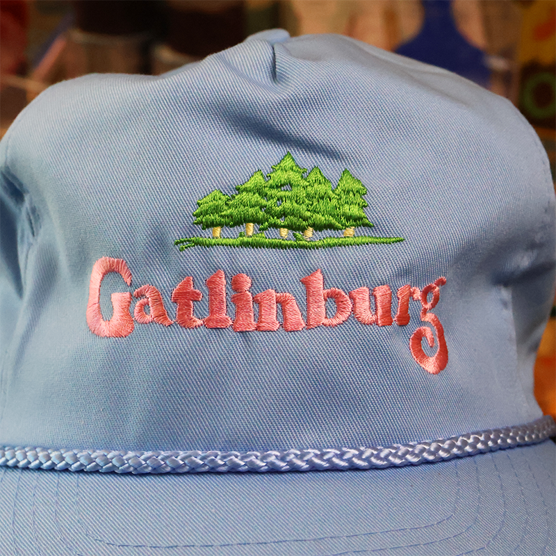 Vintage Gatlinburg or Great Smoky Mountains Souvenir Trucker Hat