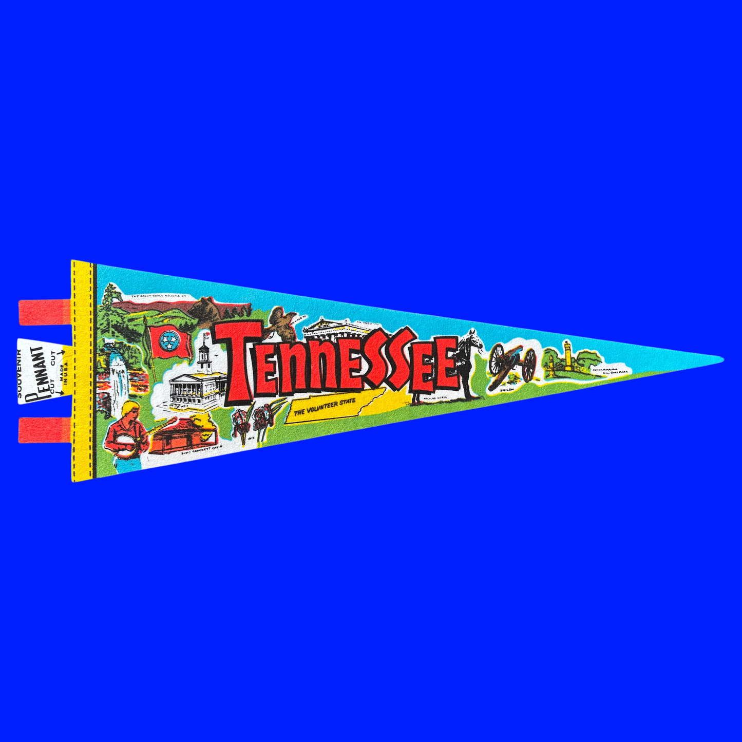 Vintage Souvenir State Pennant