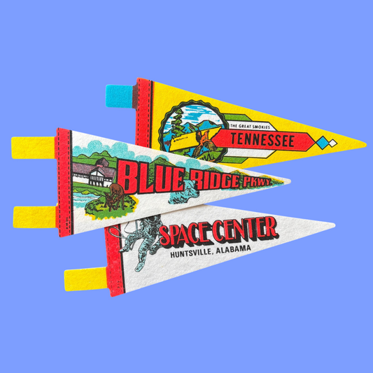 Vintage Mini Souvenir Pennant