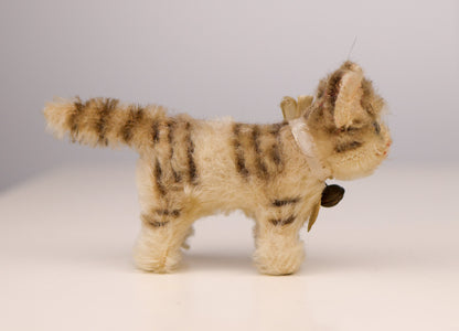 Antique Steiff Mohair Tabby Kitten
