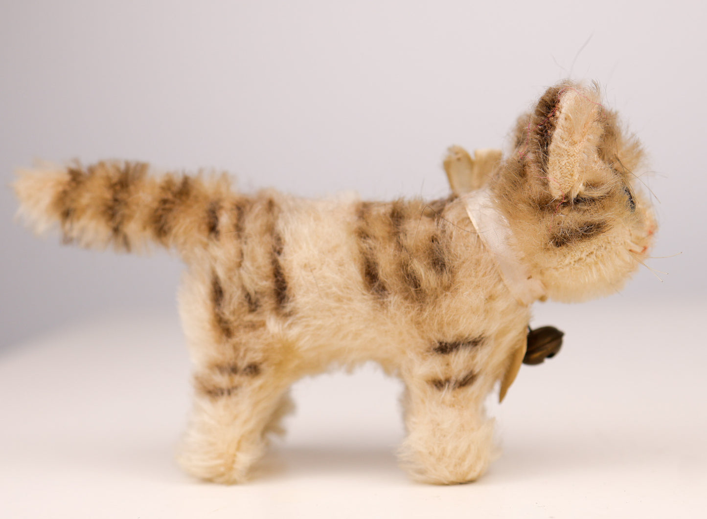Antique Steiff Mohair Tabby Kitten