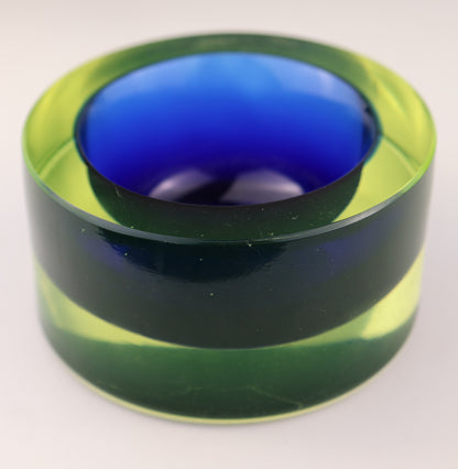 Murano Submerged Bowl/Ash Tray by Mario Pinzoni for Seguso