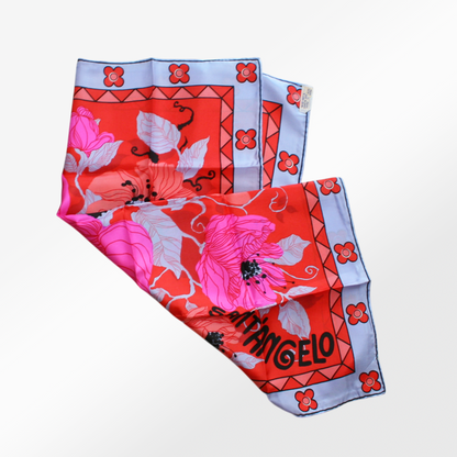 Deadstock Poppy Scarves by Giorgio Sant'Angelo
