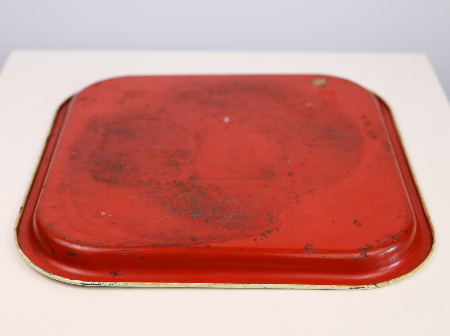 Vintage Beatles tray backside