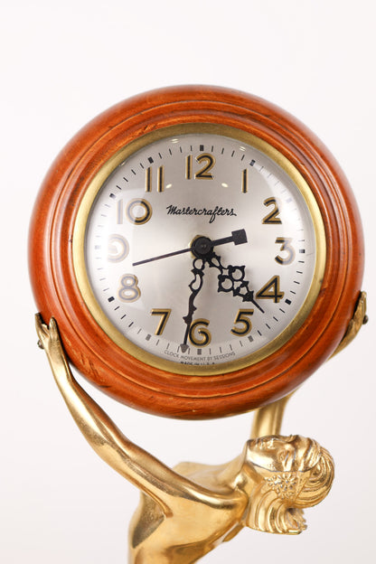 Vintage Art Deco Style Mantle Clock