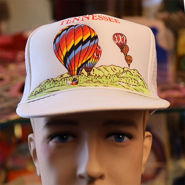 Vintage Hot Air Balloons Over Tennesse Souvenir Trucker Hat