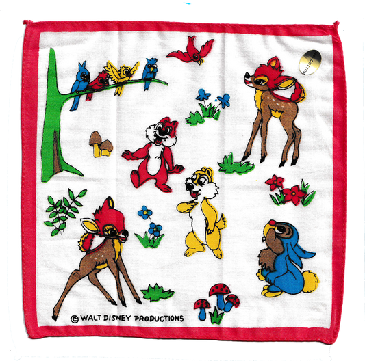 Vintage Bambi Handkerchiefs