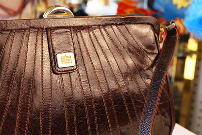Emilio Pucci Brown Leather Handbag