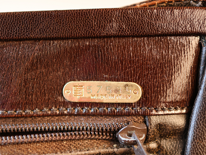 Emilio Pucci Brown Leather Handbag
